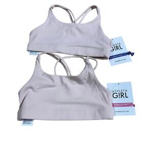 Athleta Girl Bra in Light Pink